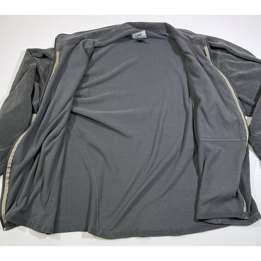 Horny Toad Grey Full Zip Fleece Lightweight Soft Jacket Men's Size XL - Picture 9 of 11
